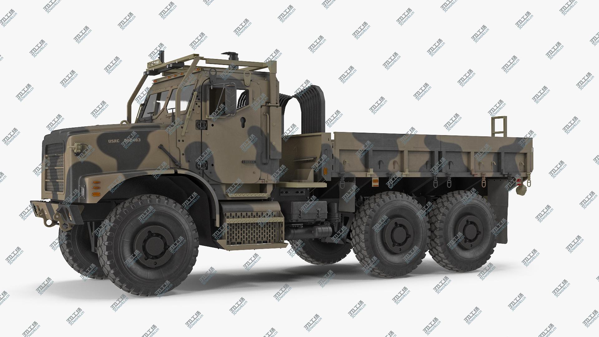 images/goods_img/20210313/Military Medium Cargo Truck 6x6 Sand Camo 3D model/2.jpg